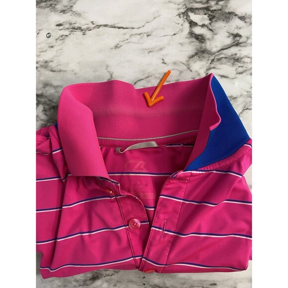 Cutter & Buck Shirt Mens Large Pink Polo Work Office Casual Athletic Preppy - Picture 7 of 15